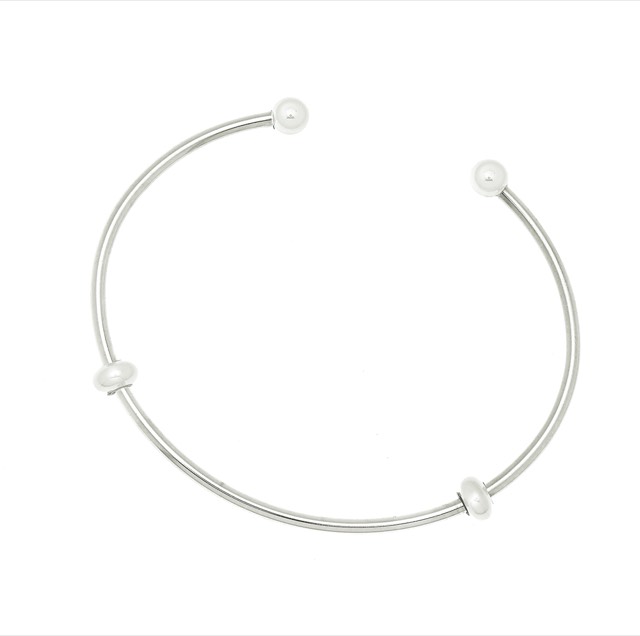 Letters bangle brace Armbånd Sølv