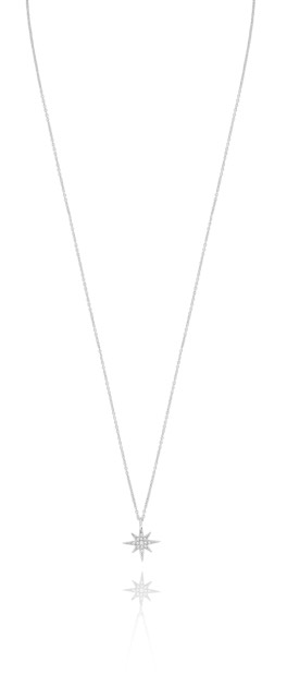 One star Halskjede Sølv 41-45 cm
