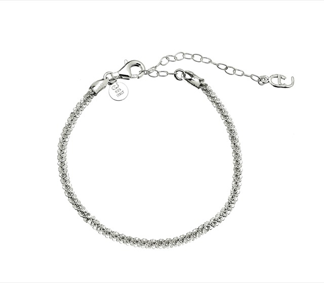 Roof big plain braclet Sølv
