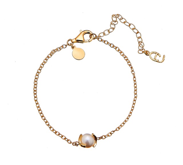 Pearl chain braclet Gull