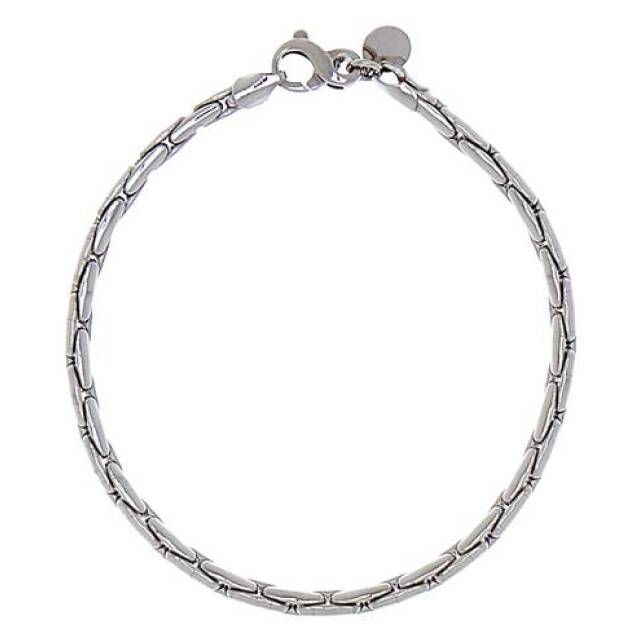 Bear brace Armbånd plain Sølv