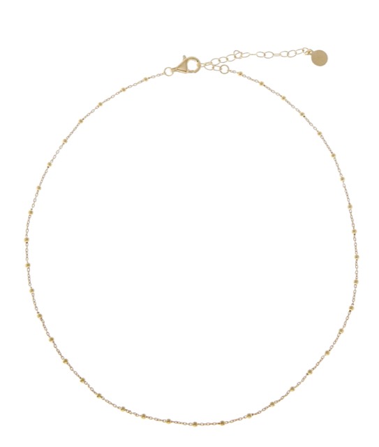 Two beaded Halskjede - Gull