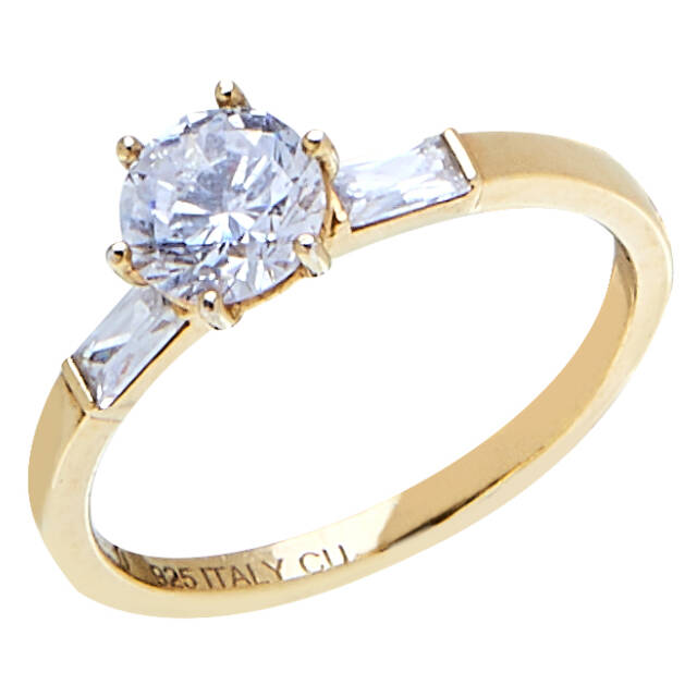 Two tripple stone ring Gull