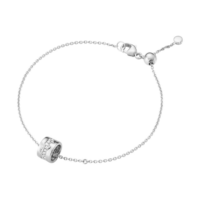 FUSION Armbånd Hvitt gull CENTRE PAVÉ 0.11 CT
