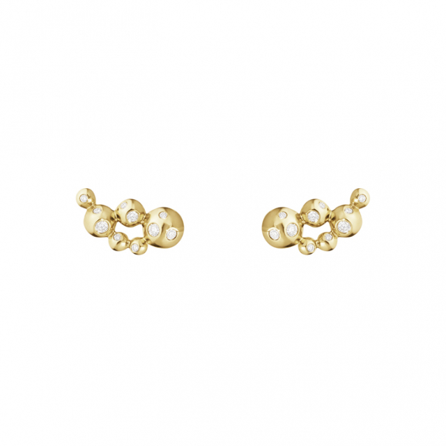 GRAPE Øreringer Gull DIAMOND 0.14 CT