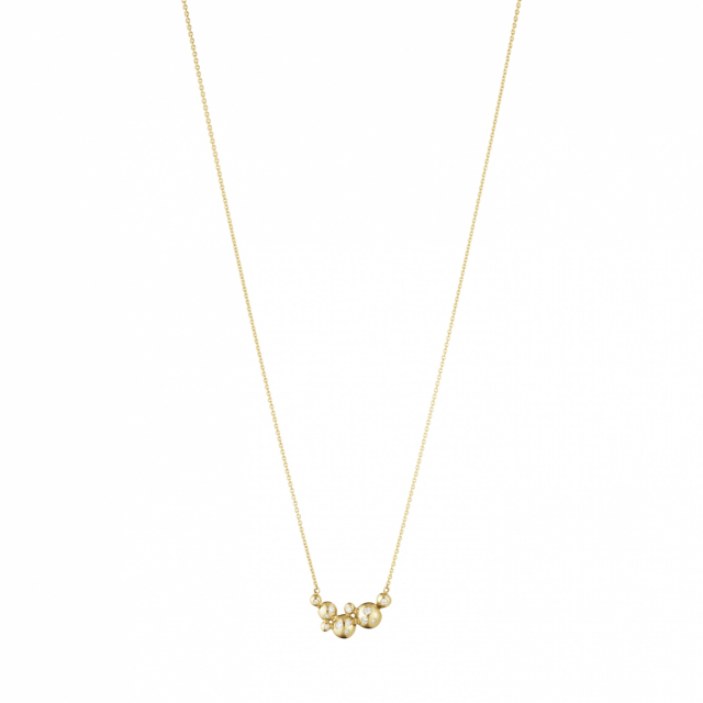 GRAPE PENDANT/Halskjede Gull DIAMOND 0.09 CT