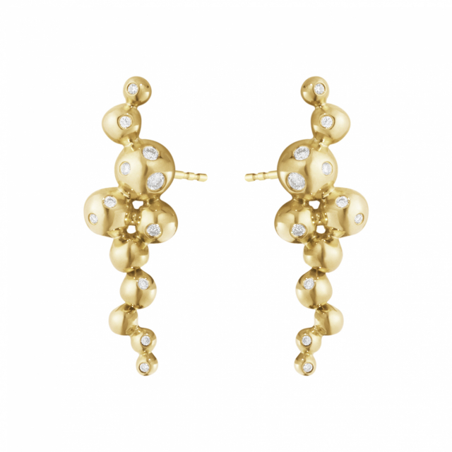 GRAPE SMALL Øreringer Gull 0.08 CT