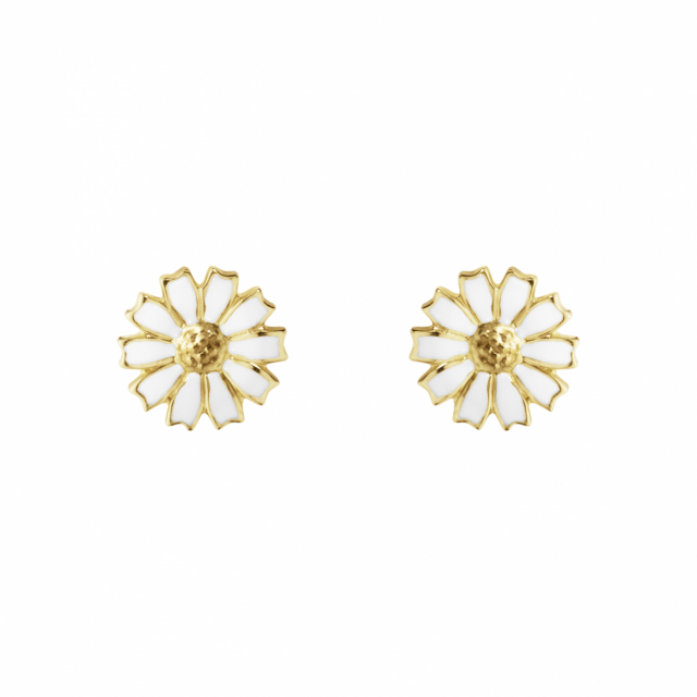 DAISY Earrings gold-plated Silver 7 mm