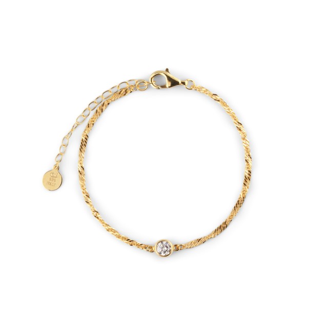 Cubic single brace Armbånd Gull