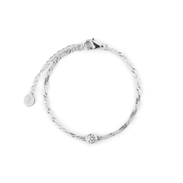 Cubic single brace Armbånd Sølv