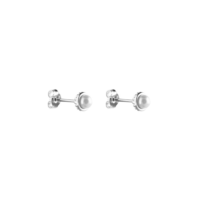 Pearl bubble small stud Øreringer Sølv