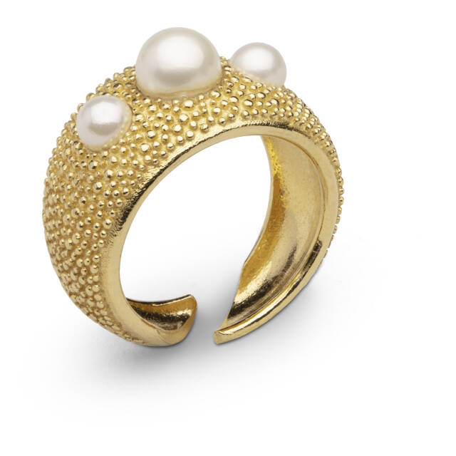 Pearl bubble ring Gull