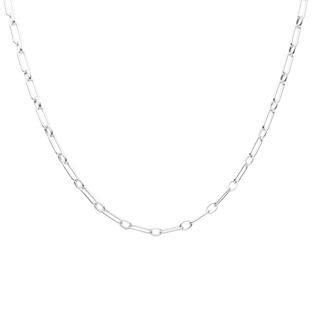 Globe clip neck Sølv 50 cm