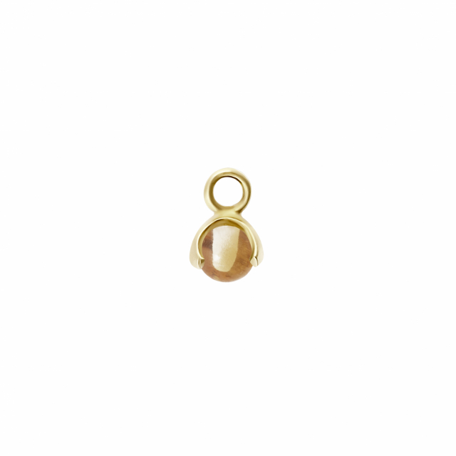 Letters stone 11 citrine pend Gull