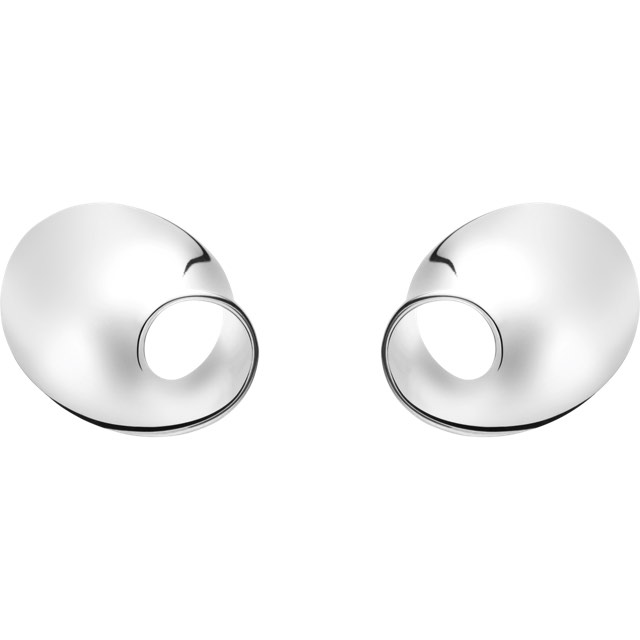MOEBIUS Øreringer Sølv