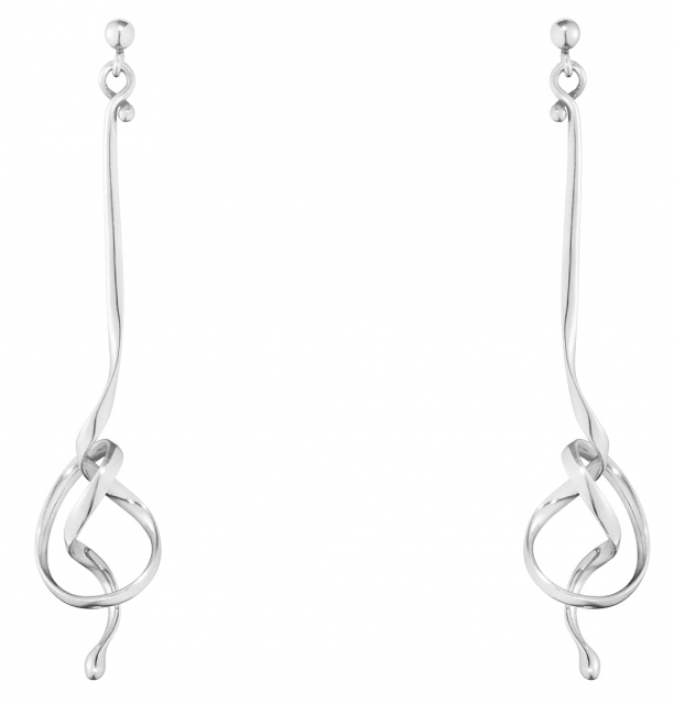 FORGET-ME-KNOT, Torun Earrings Silver