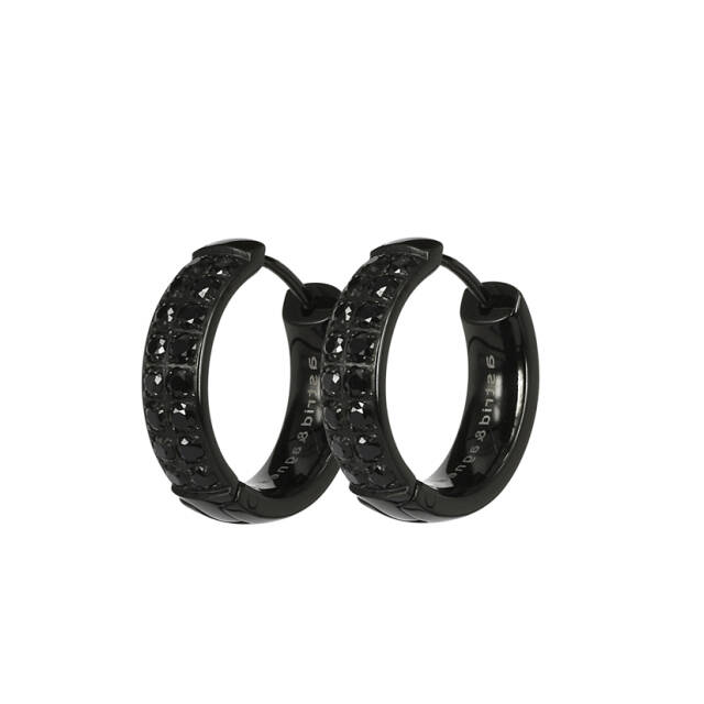 CLARISSA Øredobber Svart