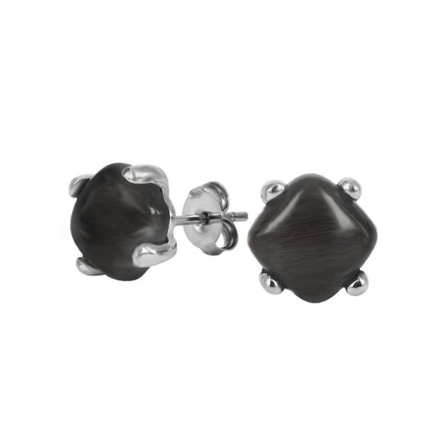 VICTORIA Øredobber Stål/Gray