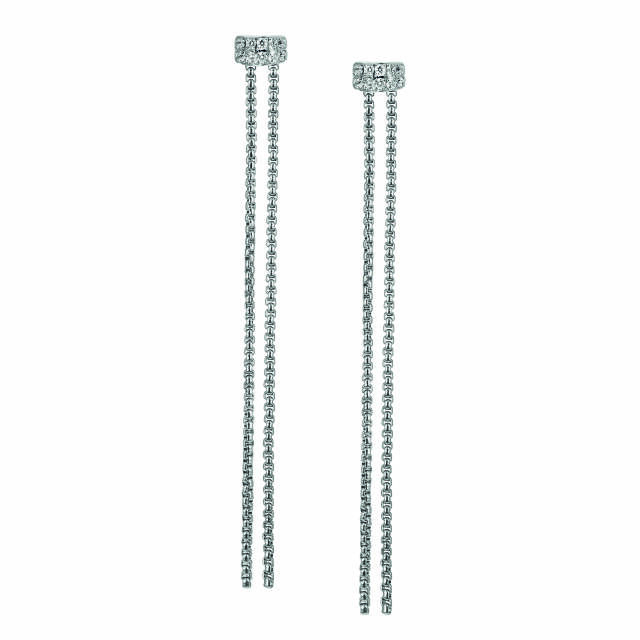 CLARISSA Long Øredobber Stål