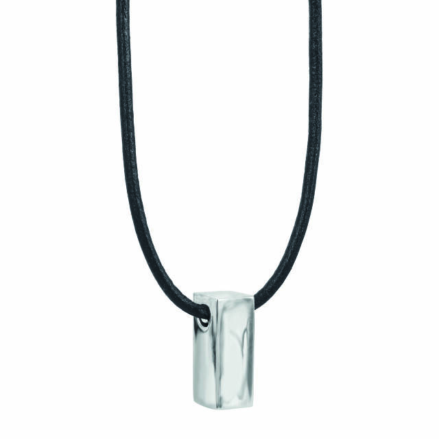 TIM Leather Halskjede Stål