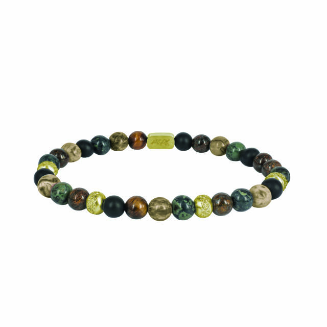 MIKE Armbånd Gull/Grønn