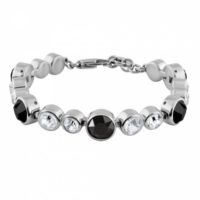 CALICE Sølv BLACK / CRYSTAL Armbånd