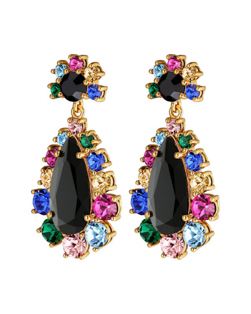 LUCIA SG RAINBOW EARRINGS GOLD
