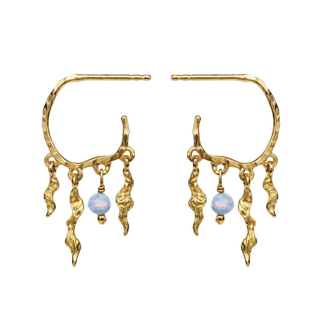 Bayou Øreringer Gull