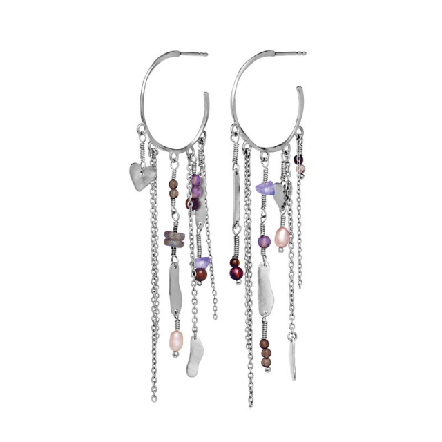 Galathea Øreringer Sølv