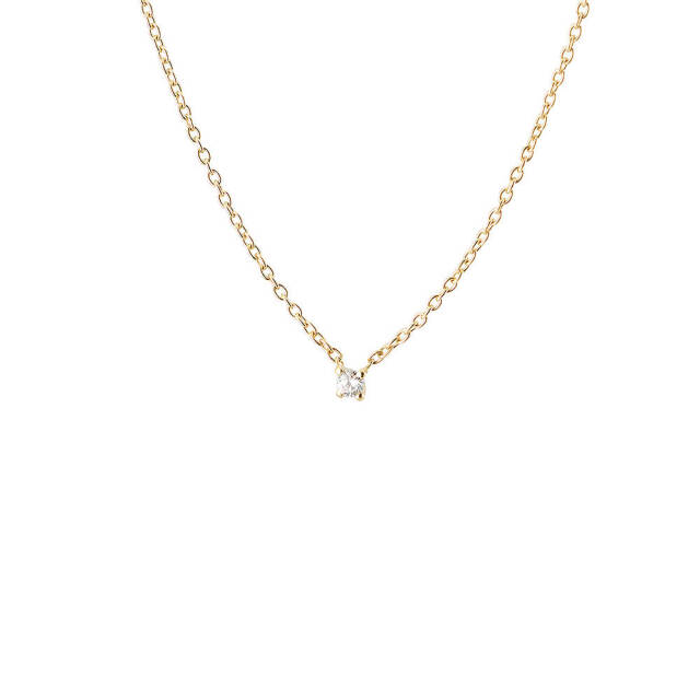 Diamond Sky drop Halskjede Gull