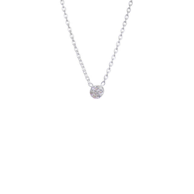 Diamond Sky single Halskjede Sølv