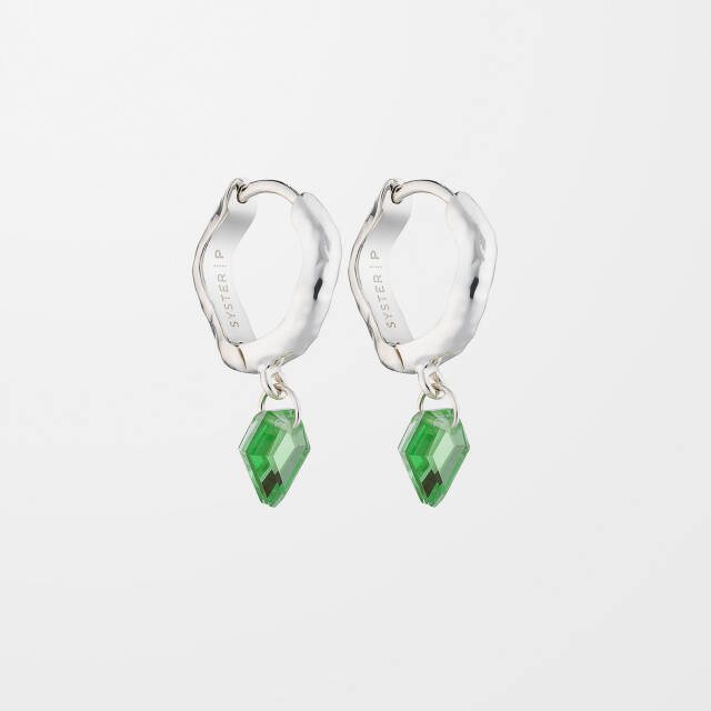 Diamona Øreringer Sølv