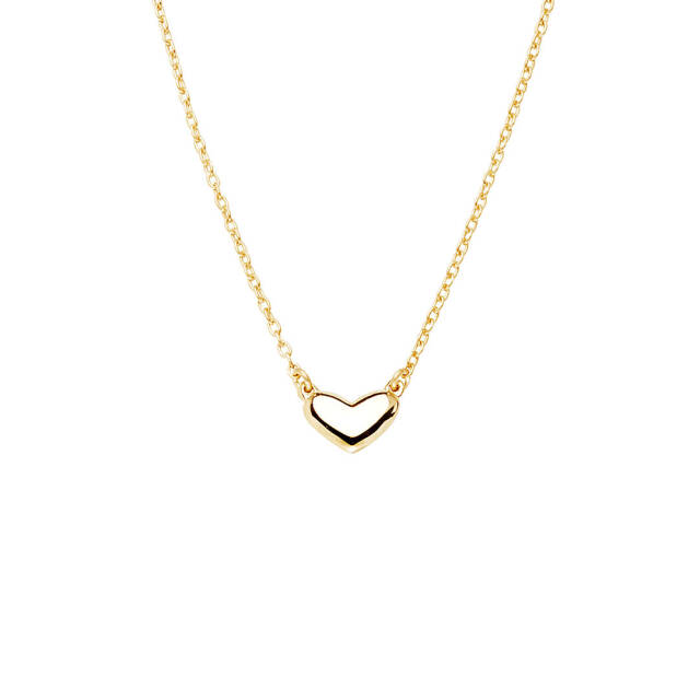 Loving heart medium single Halskjede Gull