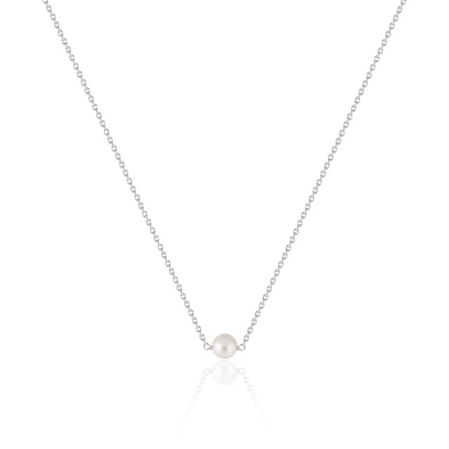 Pearl Halskjede (Sølv) 40-45 cm