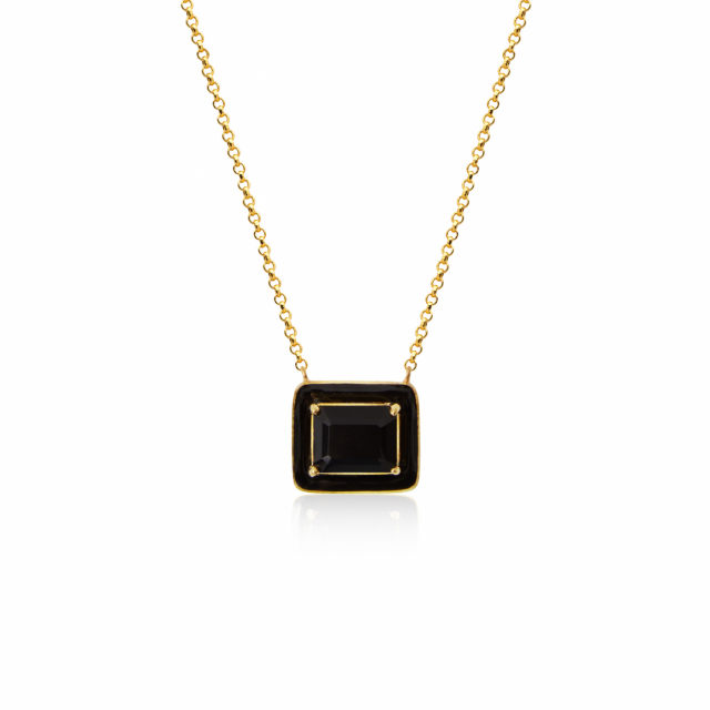 Iris Halskjede black onyx