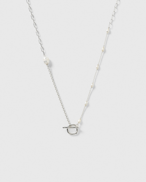 Paxton Short Necklace Silver