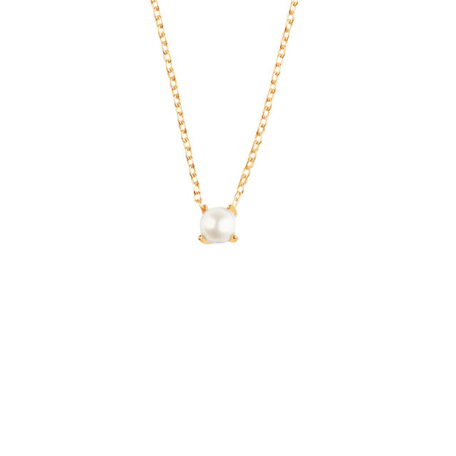 Petite Pearl Halskjede Gull