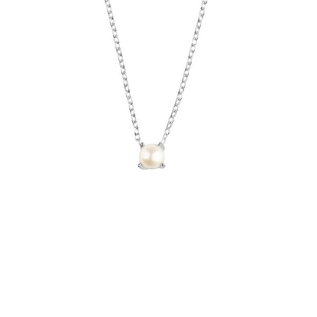 Petite Pearl Halskjede Sølv