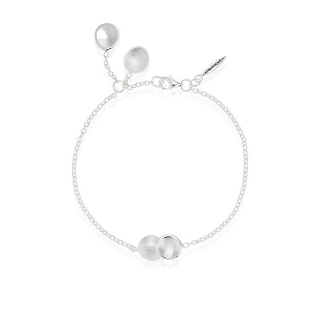 Rocky Shore medium single Armbånd Sølv