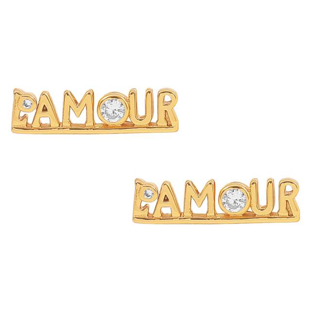 L'amour Øredobber Gull