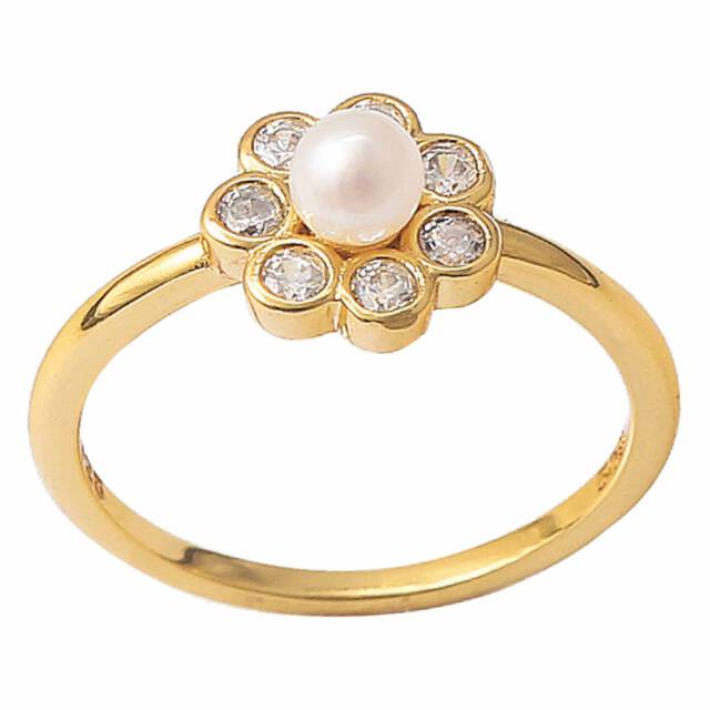 Aya flower ring Gull