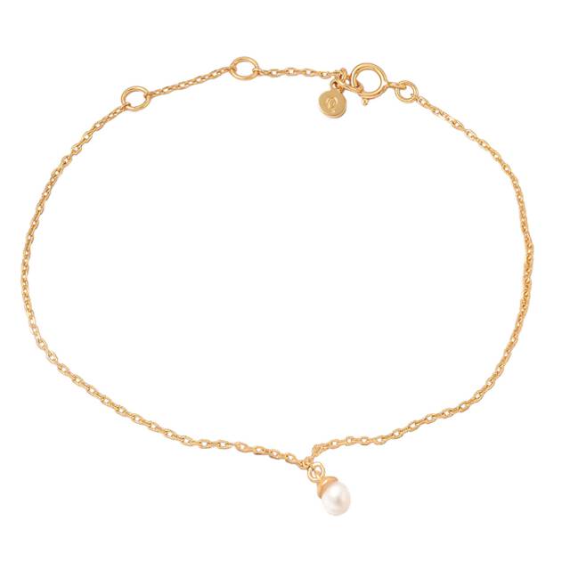 Pearl Armbånd Gull