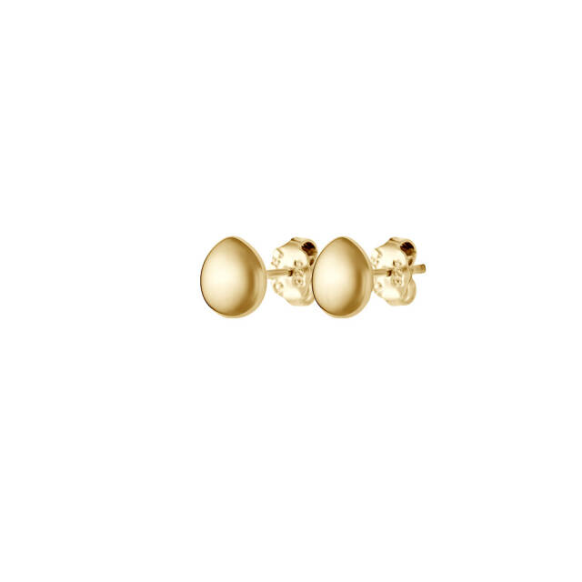Stardust drop Øreringer polished Gull