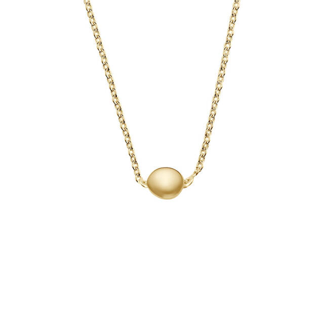Stardust drop polished Halskjede Gull