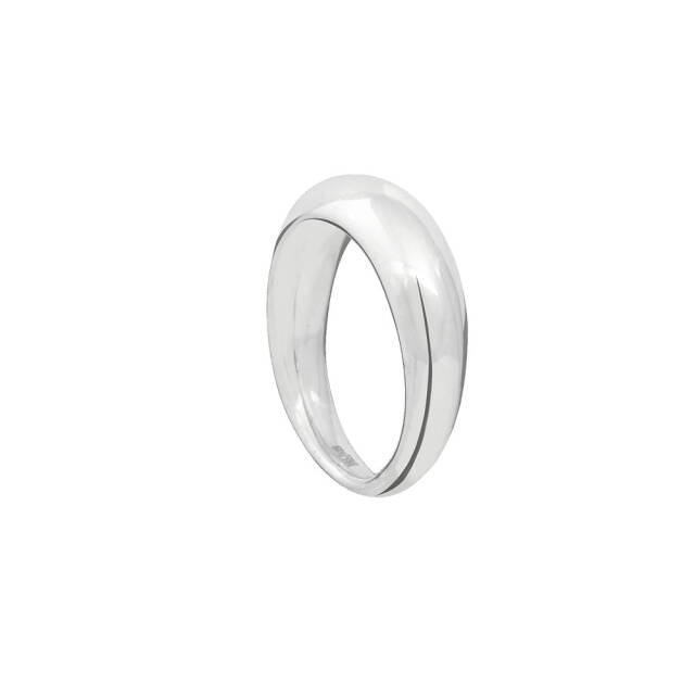 Stardust ring polished Sølv