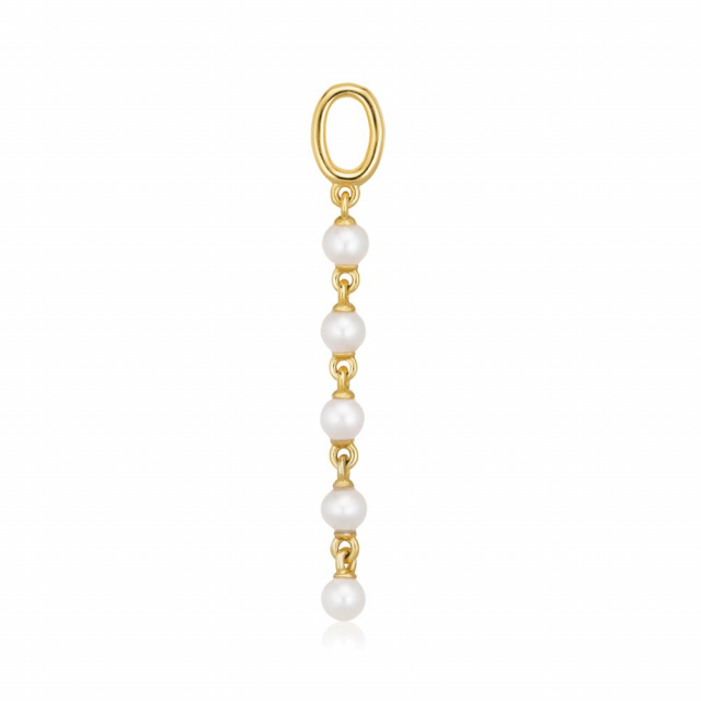 Charm Perla Cinque  - 18k Gullpläterade, med sötvattenpärlor Hoop