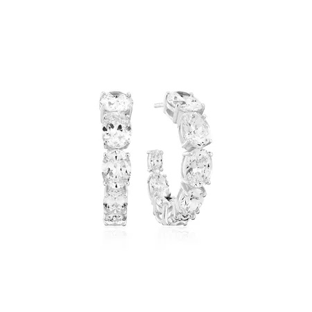 ELLISSE CREOLO GRANDE Silver