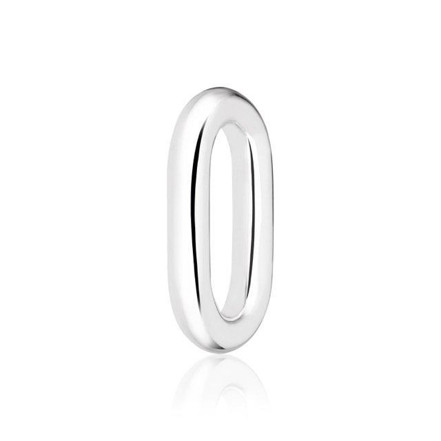 CAPRI SINGLE PIANURA LINK  (Sølv)