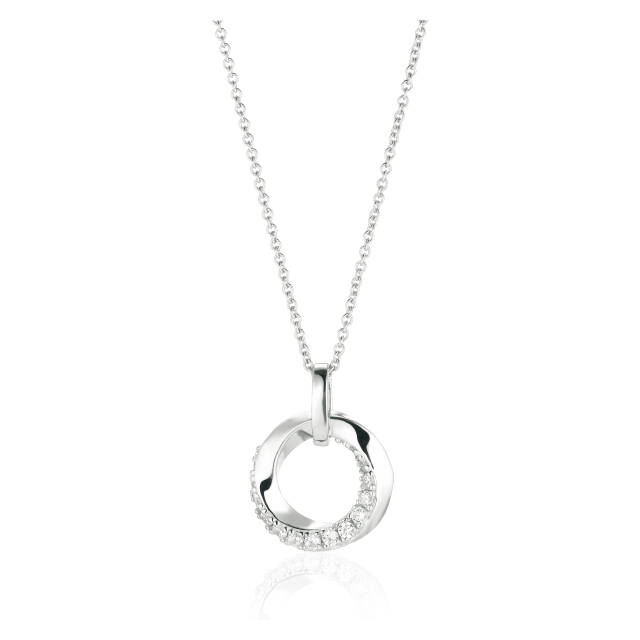 FERRARA PENDANT Sølv 38-45 cm