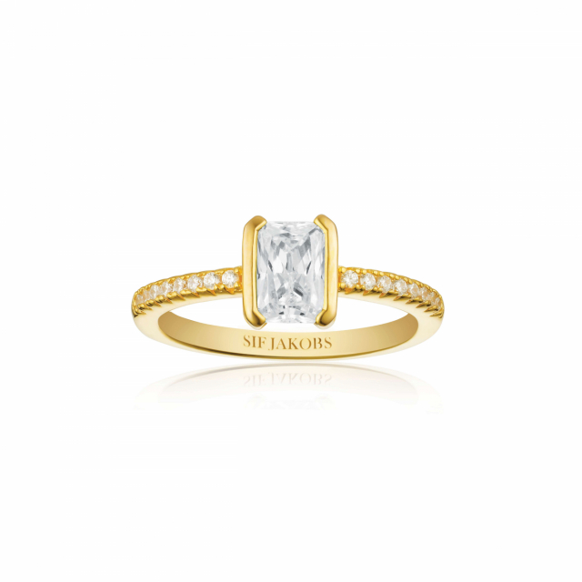 ROCCANOVA PICCOLO Ring Vita Zirkoner Gull
